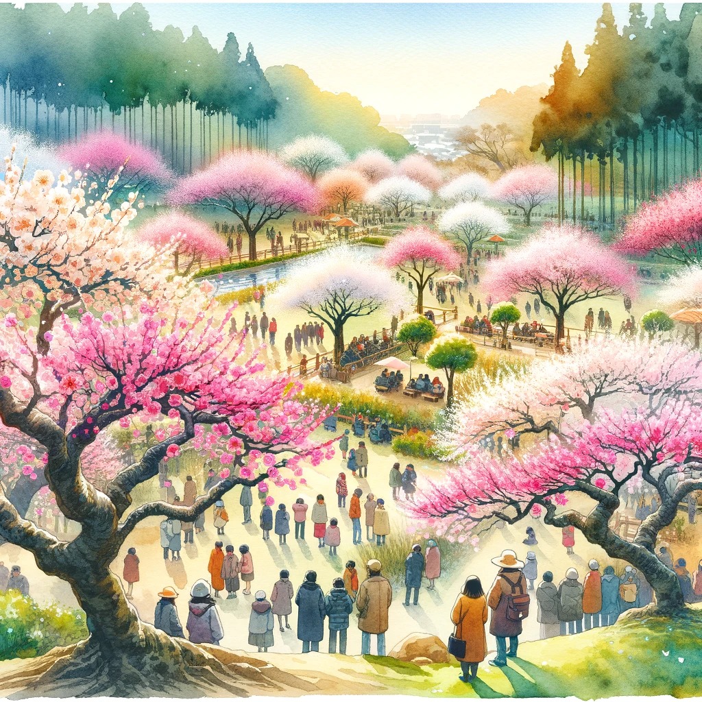 津山市神代梅の里公園2024:梅まつりの楽しみ方と近隣観光スポット
